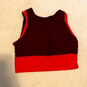 Lululemon Longline Crop Bra Top Size 12